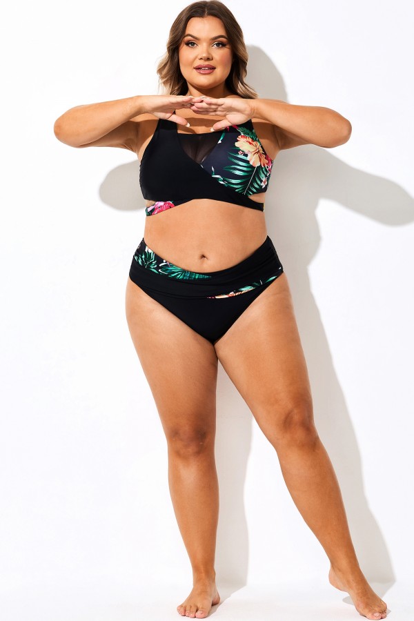 Braguita de bikini de tiro medio para mujer