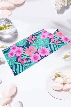 Toalla de Playa de Gran Tamaño de Arena Absorbente con Floral Estampado