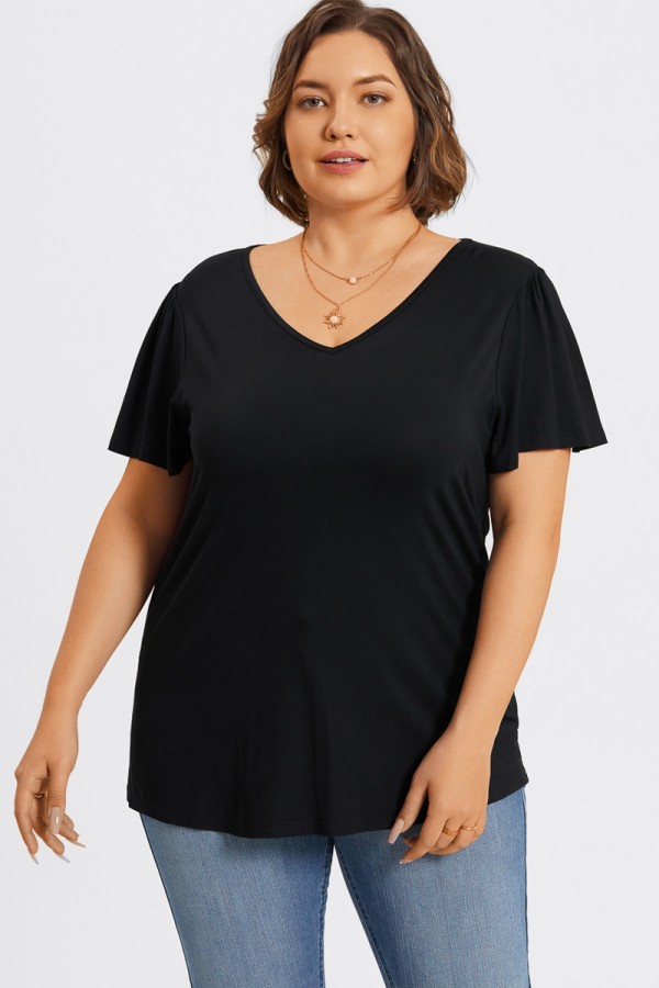 Camiseta negra talla grande hotsell